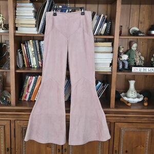 Women's Pink Flared Pants